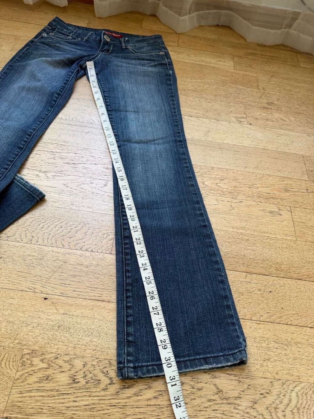 Y2K Ultra Low-Rise Denim Guess Jeans Flare Jeans - Picture 6 of 6